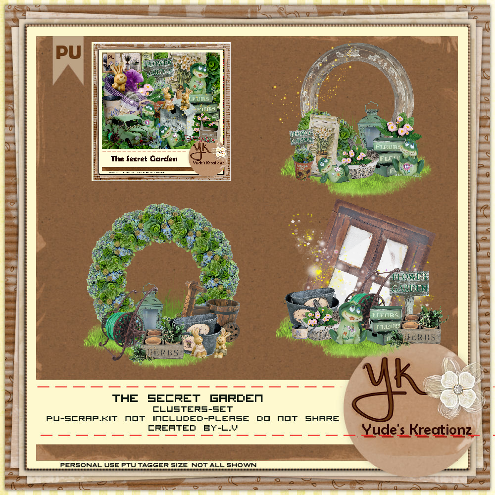 The Secret Garden Cluster 2 PU - Click Image to Close